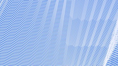 Arkaplan veya sunum için yarım ton soyut arkaplan içeren mavi bir çiçek