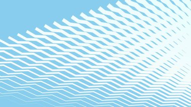 Gökyüzü mavisi zig zag çizgisi arkaplan veya kumaş biçimi için soyut arkaplan