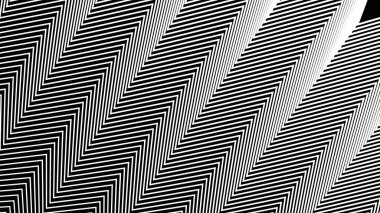 Siyah ve beyaz zig zag çizgisi deseni arkaplan veya kumaş biçimi için soyut arkaplan