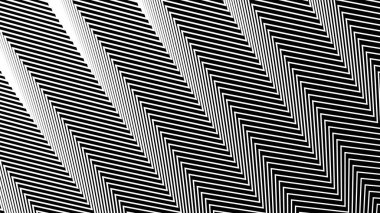 Siyah ve beyaz zig zag çizgisi deseni arkaplan veya kumaş biçimi için soyut arkaplan