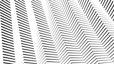 Siyah ve beyaz zig zag çizgisi deseni arkaplan veya kumaş biçimi için soyut arkaplan