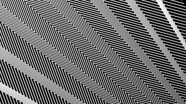 Siyah ve beyaz zig zag çizgisi deseni arkaplan veya kumaş biçimi için soyut arkaplan