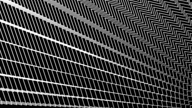 Siyah ve beyaz zig zag çizgisi deseni arkaplan veya kumaş biçimi için soyut arkaplan