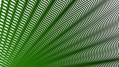 Koyu yeşil çizgiler dalga çizgileri deseni arkaplan veya kumaş biçimi için soyut arkaplan