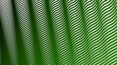 Koyu yeşil çizgiler dalga çizgileri deseni arkaplan veya kumaş biçimi için soyut arkaplan