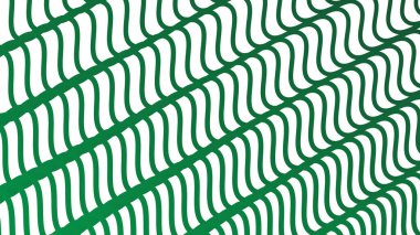 Koyu yeşil çizgiler dalga çizgileri deseni arkaplan veya kumaş biçimi için soyut arkaplan