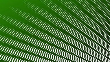 Koyu yeşil çizgiler dalga çizgileri deseni arkaplan veya kumaş biçimi için soyut arkaplan