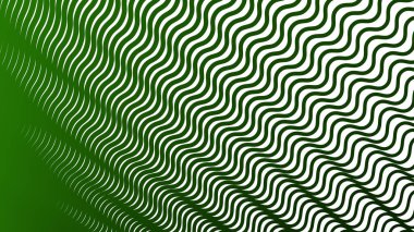 Koyu yeşil çizgiler dalga çizgileri deseni arkaplan veya kumaş biçimi için soyut arkaplan