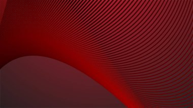 Arkaplan arkaplanı için kavis çizgisi soyut arkaplanı olan kırmızı gradyan
