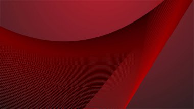Arkaplan arkaplanı için kavis çizgisi soyut arkaplanı olan kırmızı gradyan