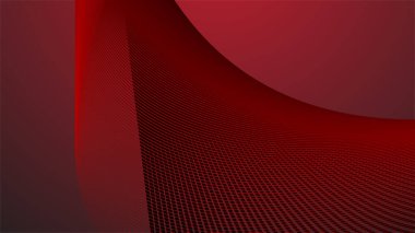 Arkaplan arkaplanı için kavis çizgisi soyut arkaplanı olan kırmızı gradyan