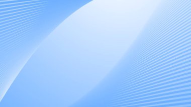 Arkaplan için kavis çizgisi soyut arkaplanı olan bebek mavisi gradyanı