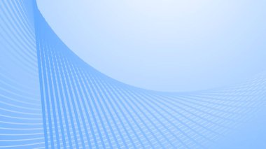 Arkaplan için kavis çizgisi soyut arkaplanı olan bebek mavisi gradyanı