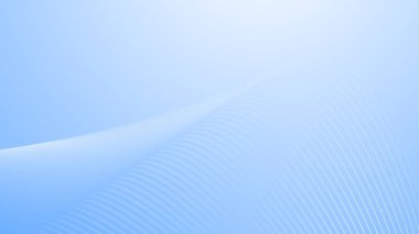 Arkaplan için kavis çizgisi soyut arkaplanı olan bebek mavisi gradyanı