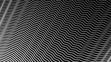 Kumaş biçimi veya arkaplan için soyut dalgalı çizgilere sahip koyu arkaplan