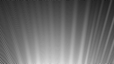 Kumaş biçimi veya arkaplan için soyut dalgalı çizgilere sahip koyu arkaplan