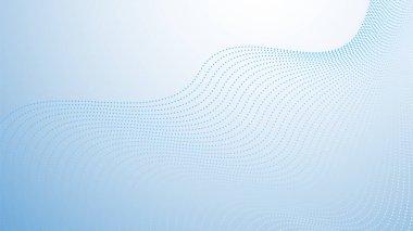 Arkaplan veya sunum için yarım ton soyut arkaplan ile bebek mavisi gradyanı