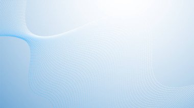 Arkaplan veya sunum için yarım ton soyut arkaplan ile bebek mavisi gradyanı