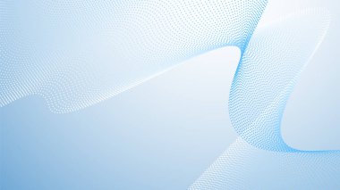 Arkaplan veya sunum için yarım ton soyut arkaplan ile bebek mavisi gradyanı
