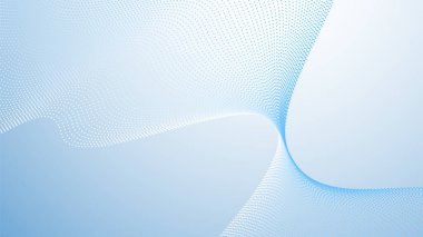 Arkaplan veya sunum için yarım ton soyut arkaplan ile bebek mavisi gradyanı