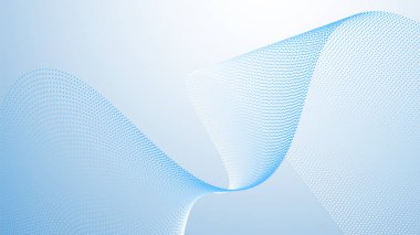 Arkaplan veya sunum için yarım ton soyut arkaplan ile bebek mavisi gradyanı