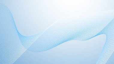 Arkaplan veya sunum için yarım ton soyut arkaplan ile bebek mavisi gradyanı
