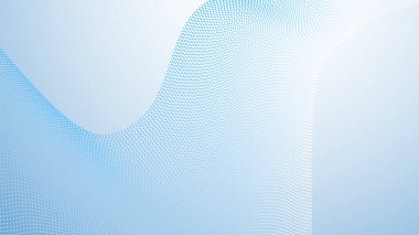 Arkaplan veya sunum için yarım ton soyut arkaplan ile bebek mavisi gradyanı