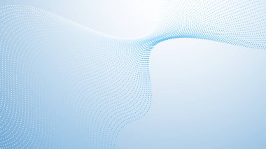 Arkaplan veya sunum için yarım ton soyut arkaplan ile bebek mavisi gradyanı