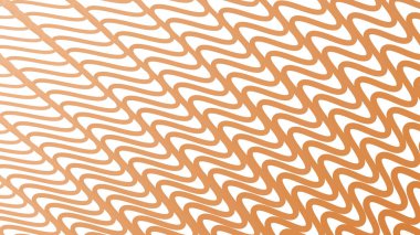 Kumaş biçimi için turuncu çizgili dalga deseni arkaplanı