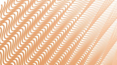 Kumaş biçimi için turuncu çizgili dalga deseni arkaplanı