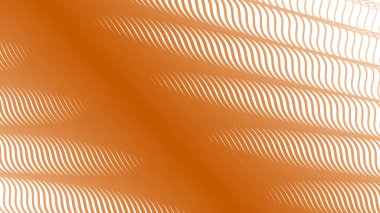 Kumaş biçimi için turuncu çizgili dalga deseni arkaplanı
