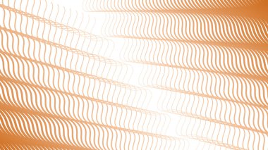 Kumaş biçimi için turuncu çizgili dalga deseni arkaplanı