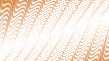 Kumaş biçimi için turuncu çizgili dalga deseni arkaplanı