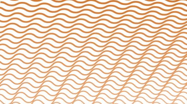 Kumaş biçimi için turuncu çizgili dalga deseni arkaplanı
