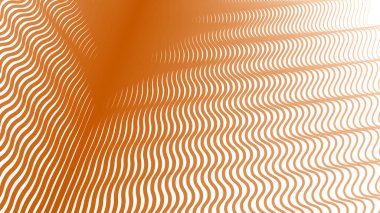 Kumaş biçimi için turuncu çizgili dalga deseni arkaplanı