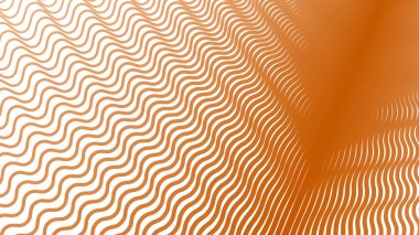 Kumaş biçimi için turuncu çizgili dalga deseni arkaplanı