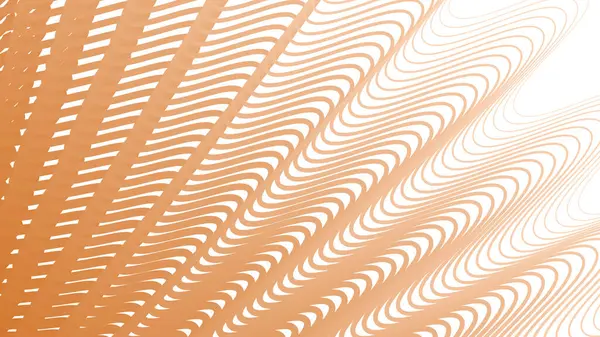 Kumaş biçimi için turuncu çizgili dalga deseni arkaplanı