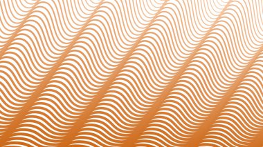Kumaş biçimi için turuncu çizgili dalga deseni arkaplanı