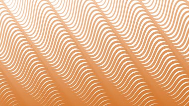 Kumaş biçimi için turuncu çizgili dalga deseni arkaplanı