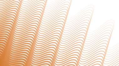 Kumaş biçimi için turuncu çizgili dalga deseni arkaplanı