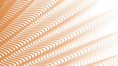 Kumaş biçimi için turuncu çizgili dalga deseni arkaplanı