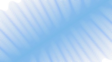 Kumaş biçimi için Aero Blue dalga çizgisi desen arkaplanı