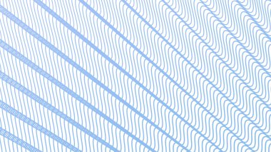 Kumaş biçimi için Aero Blue dalga çizgisi desen arkaplanı