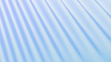 Kumaş biçimi için Aero Blue dalga çizgisi desen arkaplanı