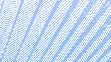 Kumaş biçimi için Aero Blue dalga çizgisi desen arkaplanı