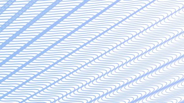 Kumaş biçimi için Aero Blue dalga çizgisi desen arkaplanı