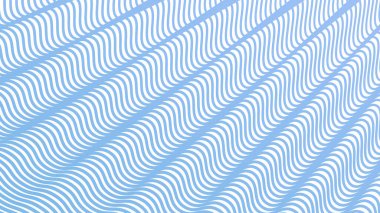 Kumaş biçimi için Aero Blue dalga çizgisi desen arkaplanı
