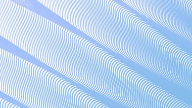 Kumaş biçimi için Aero Blue dalga çizgisi desen arkaplanı