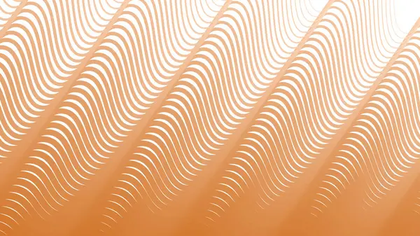 Kumaş biçimi için turuncu çizgili dalga deseni arkaplanı