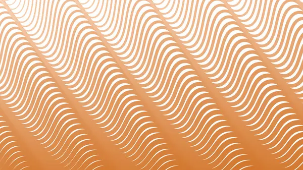 Kumaş biçimi için turuncu çizgili dalga deseni arkaplanı